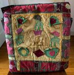 3 stoelkussens met kussenslopen uit India, 41x39x3 cm, Huis en Inrichting, Woonaccessoires | Kussens, Ophalen of Verzenden, Gebruikt