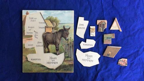 Antieke puzzels, Antiek en Kunst, Antiek | Speelgoed, Ophalen of Verzenden