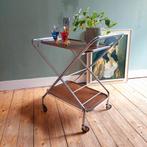 Lucky Vintage Inklapbare Trolley / Serveerwagen, Ophalen of Verzenden, Huis en Inrichting