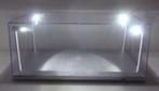 Vitrine met Led 35.0x15.3x15.6 (inside 33x13cm) zilver bodem