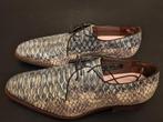 Floris van Bommel limited zilveren Veterschoenen Maat 8, Ophalen, Overige kleuren, Floris van Bommel, Zo goed als nieuw