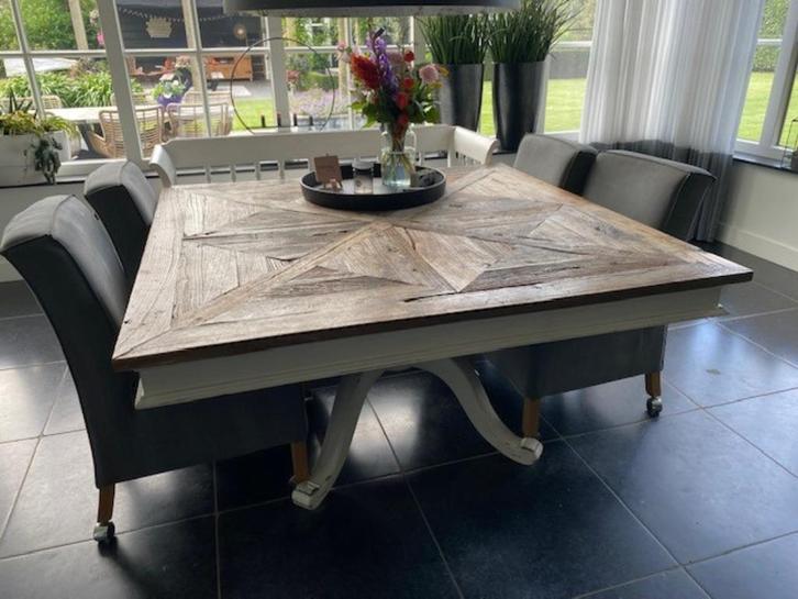 eettafel riviera maison, Huis en Inrichting, Tafels | Eettafels, Zo goed als nieuw, 150 tot 200 cm, 150 tot 200 cm, Vijf personen of meer
