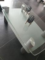 Salontafel, 100 tot 150 cm, Glas, Minder dan 50 cm, Rechthoekig