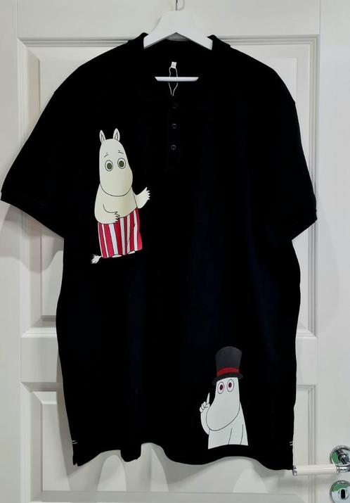 New Moomin Polo, Kleding | Heren, Polo's, Nieuw, Overige maten, Zwart, Verzenden