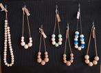 Ketting Houten Kralen, Ketting Kurk Kralen, Cadeau kettingen, Ophalen of Verzenden, Nieuw, Overige materialen, Verstelbaar