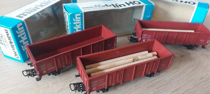 3 Märklin NS hogeboordwagens artnr 4639 in ovp, Hobby en Vrije tijd, Modeltreinen | H0, Zo goed als nieuw, Wagon, Wisselstroom