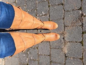leren laarzen hoog model merk Sacha maat 38  beschikbaar voor biedingen