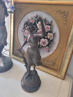 Antiek bronzen beeld 47 cm hoog