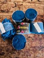 Smyrna wol 6 cupjes blauw, Ophalen of Verzenden, Zo goed als nieuw, Breien of Haken, Wol of Garen