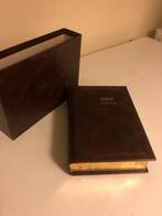 Bijbel met Uitleg in mooi bruin leer, Ophalen of Verzenden