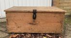 Brocante oude houten kist, Minder dan 50 cm, Gebruikt, 50 tot 100 cm, Ophalen of Verzenden