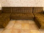 5 Seater U-Shaped Sofa | Faux Leather | Brown | Modular, Huis en Inrichting, Banken | Sofa's en Chaises Longues, Ophalen, Gebruikt