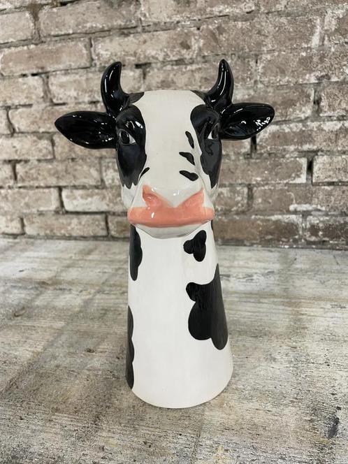 Vaas koe, Huis en Inrichting, Woonaccessoires | Vazen, Nieuw, Overige kleuren, Minder dan 50 cm, Aardewerk of Porselein, Ophalen of Verzenden