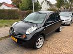 Nissan Micra | perfecte compacte stadsauto| gloednieuwe accu, Auto's, Nissan, Stof, Beige, Zwart, Micra
