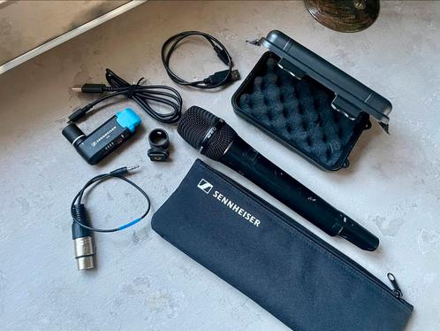 Sennheiser AVX-835 handheld set in hardcase, Audio, Tv en Foto, Professionele Audio-, Tv- en Video-apparatuur, Zo goed als nieuw