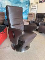 Hukla sta op stoel relax fauteuil gratis bezorging, Verzenden, Zo goed als nieuw, Leer