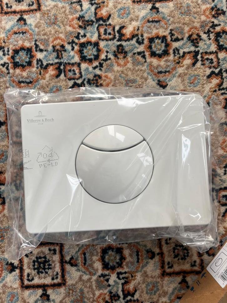 3x Villeroy & Boch ViConnect bedieningsplaat 100S wit glans, Doe-het-zelf en Verbouw, Sanitair, Nieuw, Toilet, Ophalen of Verzenden