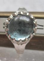 Aquamarijn zilver 925 ring maat 16,5, Sieraden, Tassen en Uiterlijk, Ringen, Blauw, Met edelsteen, Ophalen of Verzenden, Dame