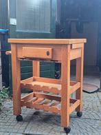 Keukentrolley / Servus met wijnrek - zware kwaliteit, 50 tot 100 cm, Klassiek, Zo goed als nieuw, 50 tot 75 cm