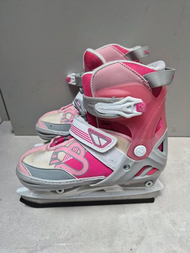 Nijdam verstelbare kinderschaatsen maat 29-32, Sport en Fitness, Schaatsen, Gebruikt, IJshockeyschaatsen, Nijdam, Ophalen
