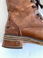 J549 Mustang: maat 39 lage laarsjes boots laarzen bruin, Kleding | Dames, Schoenen, Bruin, Ophalen of Verzenden, Zo goed als nieuw
