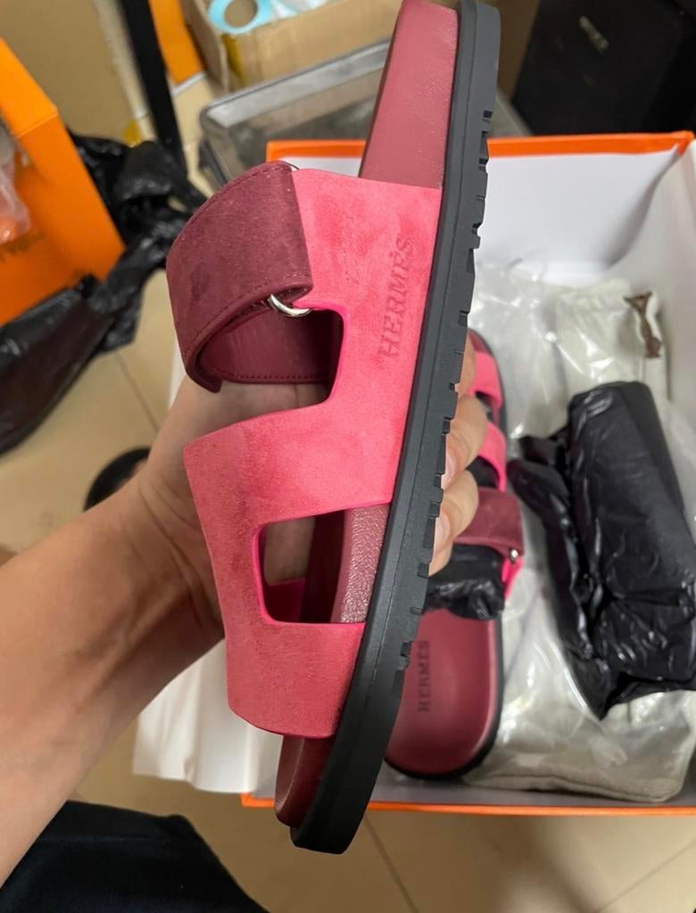 Hermes Sandalen - Stijlvol en Comfortabel, Kleding | Dames, Schoenen, Ophalen of Verzenden, Nieuw, Roze, Sandalen of Muiltjes