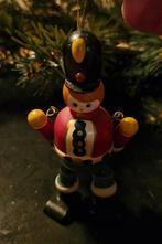 Houten met de handgeschilderde kerstornamenten, Antiek en Kunst, Curiosa en Brocante, Ophalen of Verzenden