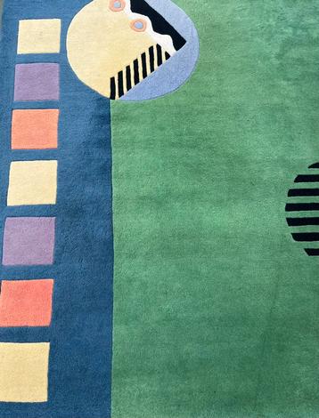 Jaren ‘80 vloerkleed, Memphis stijl, postmodern design beschikbaar voor biedingen