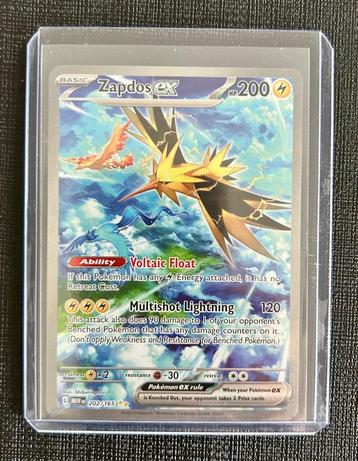  Zapdos ex (MEW 202) – Pokémon 151 – Vers uit pakje!  beschikbaar voor biedingen