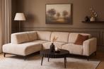 Hoekbank Viola(1) 255x190 beige Direct/Leverbaar E-2204