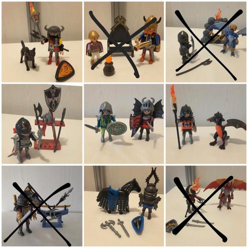 Playmobil ridders, samourai, barbaar en viking, Kinderen en Baby's, Speelgoed | Playmobil, Gebruikt, Ophalen of Verzenden