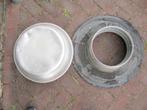 Te koop aluminium plakplaat en bovenkap, Gebruikt, Overige kleuren, Overige typen, Ophalen of Verzenden