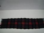 Sjaal, geruit rood en blauw, lengte 100cm x breedte 50cm., Kleding | Heren, Mutsen, Sjaals en Handschoenen, Ophalen of Verzenden