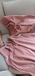 Oud roze velours gordijnen, Huis en Inrichting, Ophalen, Zo goed als nieuw, 200 cm of meer, 200 cm of meer