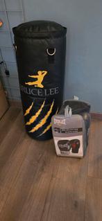Boksbal + Everlast Bokshandschoenen, Sport en Fitness, Boksen, Ophalen, Zo goed als nieuw, Boksbal