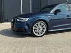 Audi A3 sportback 35 TFSI NAP/S-line/Garantie/2018/carplay, Auto's, 1498 cc, 4 cilinders, Blauw, Leder en Stof