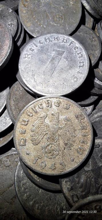 1 reichspfennig ww2munt duistland beschikbaar voor biedingen