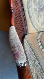 Giorgetti Fauteuil, vintage Italiaans design, webbing, Huis en Inrichting, Ophalen, Gebruikt, Riet of Rotan, Vintage