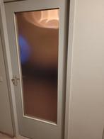 Diverse binnendeuren met glas en loopslot, Doe-het-zelf en Verbouw, Deuren en Horren, Ophalen, Gebruikt, Binnendeur, Glas