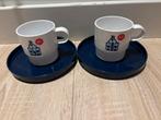 2 x douwe egberts kop en schotel mepal campingservies, Ophalen of Verzenden, Zo goed als nieuw