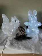 Eekhoorn en konijn met led, Ophalen of Verzenden, Zo goed als nieuw