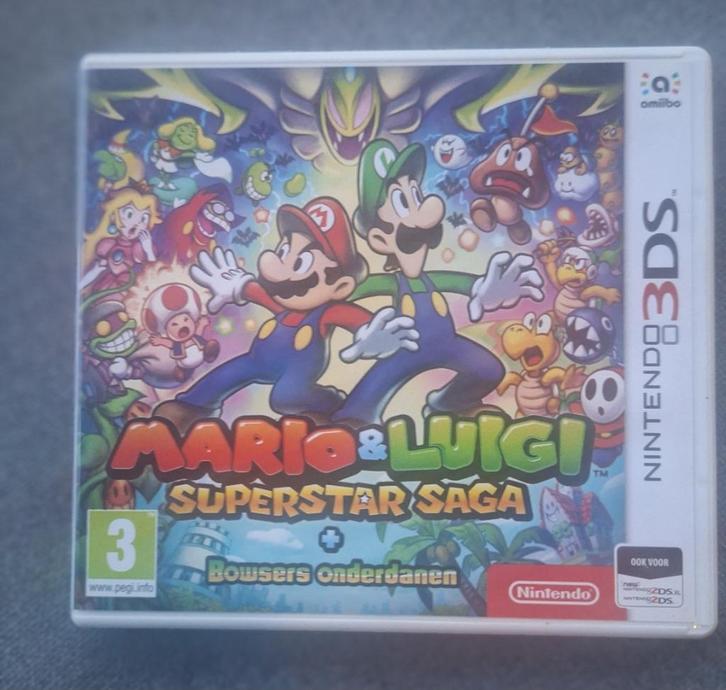 Mario + Luigi: Superstar Saga + Bowser's Minions  3DS *ZGAN*, Spelcomputers en Games, Games | Nintendo 2DS en 3DS, Zo goed als nieuw