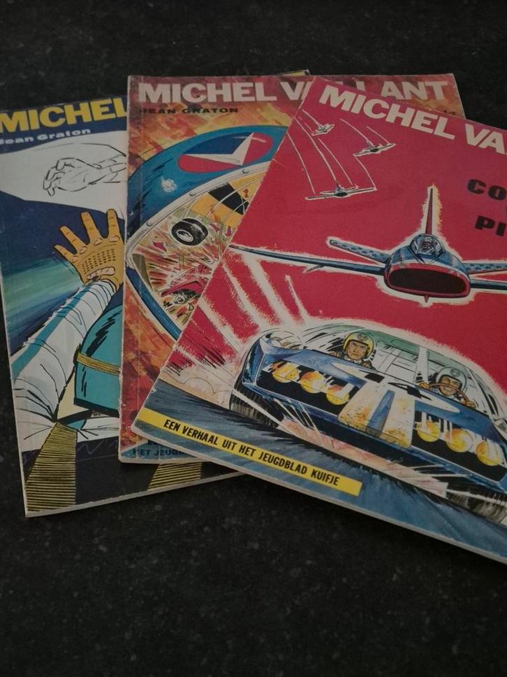 Vintage stripboeken Michel Vaillant, Boeken, Strips | Comics, Gelezen, Meerdere comics, Europa, Ophalen of Verzenden