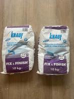 Fix en Finisch Knauf, 2 zakken van 10 kg, afwerkpleister, Doe-het-zelf en Verbouw, Ophalen of Verzenden, Nieuw, Overige typen