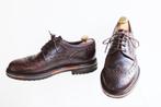 Klassieke Santoni wingtip brogues in de maat 6.5 = maat 40.5, Bruin, Ophalen of Verzenden, Zo goed als nieuw, Santoni