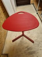 Rode Ikea Bijzettafel met Kantelfunctie, Minder dan 55 cm, Gebruikt, Metaal of Aluminium, Ophalen