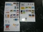 jaargang nederlandse antillen fdc's 1995, Postzegels en Munten, Verzenden, Gestempeld