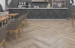 PVC vloeren  Plank en Visgraat, 5 kleuren, vanaf €20,51/m2, Ophalen, 50 tot 150 cm, Nieuw, Vloerdelen of -planken