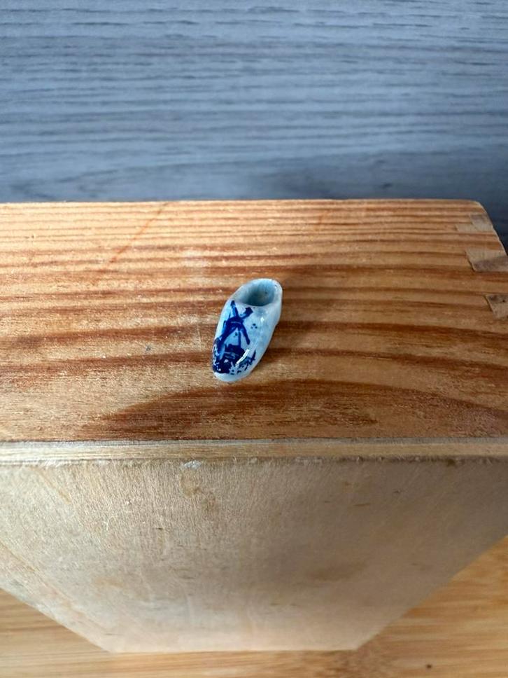 Mini klomp - 1.8cm - delfts blauw keramiek, Verzamelen, Poppenhuizen en Toebehoren, Zo goed als nieuw, Poppenhuis, Ophalen of Verzenden