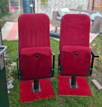 Vintage Bioscoopstoelen - Set van Twee, Ophalen, Gebruikt, Twee, Metaal